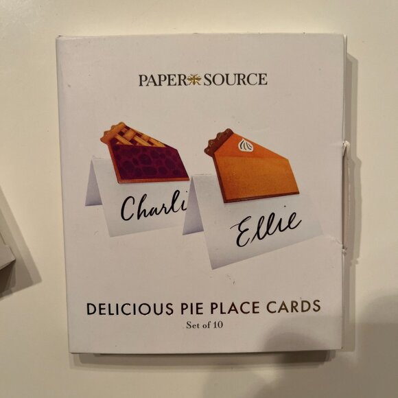 Thanksgiving-Themed Place Cards Set of 20 by Paper Source - Holiday Gatherings x - Picture 2 of 14